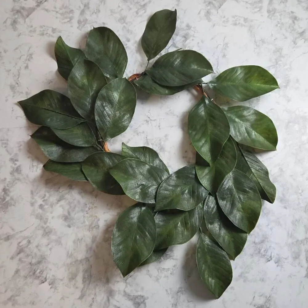 Door Wreath Faux Leaves‎